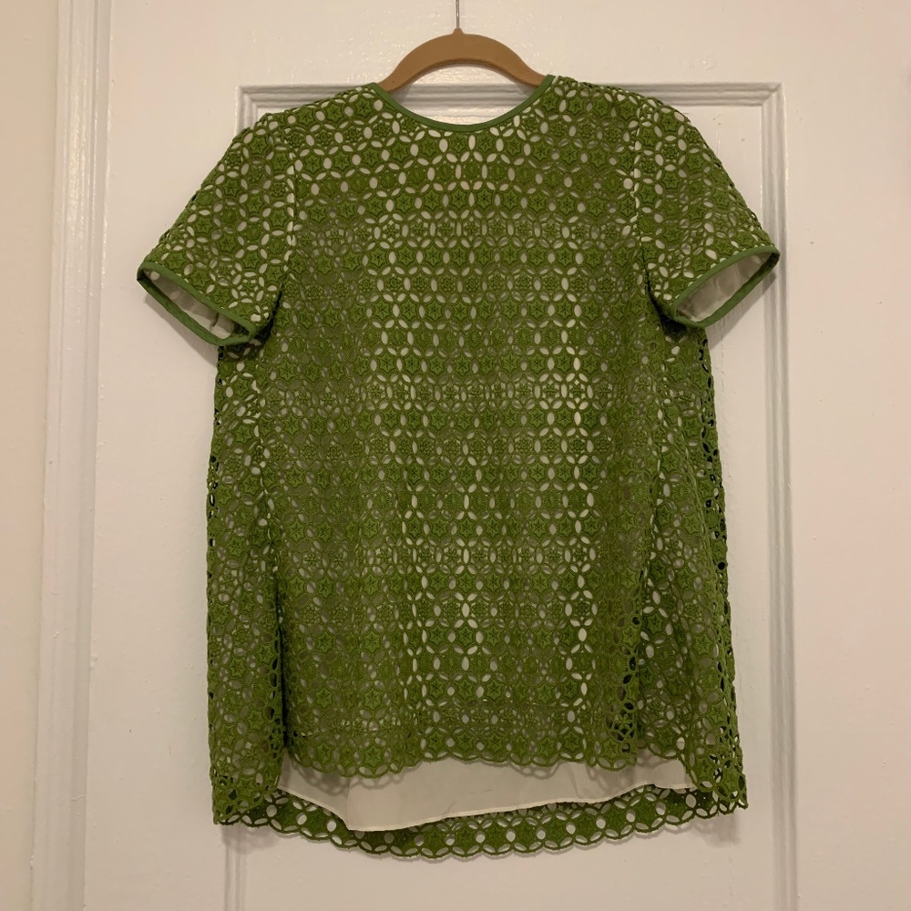 Two-toned, thick Tory Burch blouse